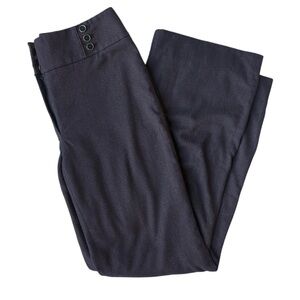White House Black Market Plum Colored “The Wide Leg” Lined Pant